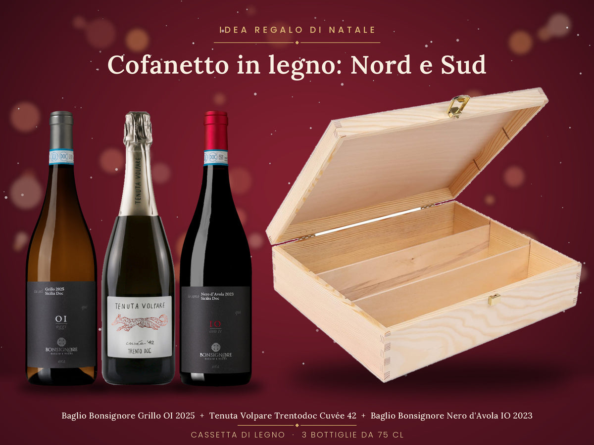 Cofanetto in legno: Nord e Sud