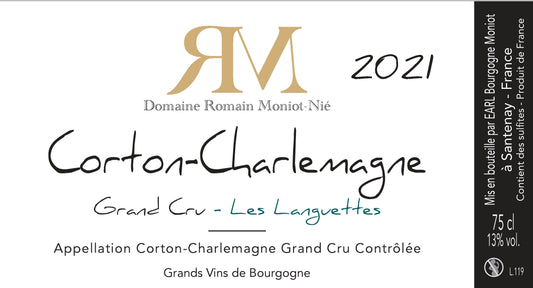Domaine Moniot-Nié - Corton-Charlemagne Grand Cru "Les Languettes" 2021