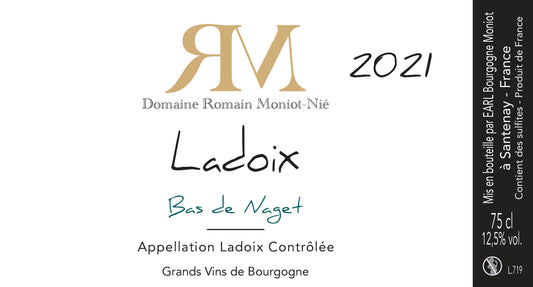 Domaine Moniot-Nié - Ladoix "Bas de Naget" 2021