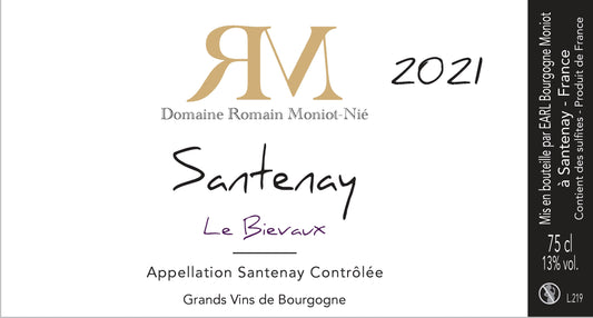 Domaine Moniot-Nié - Santenay "Les Bievaux" 2021