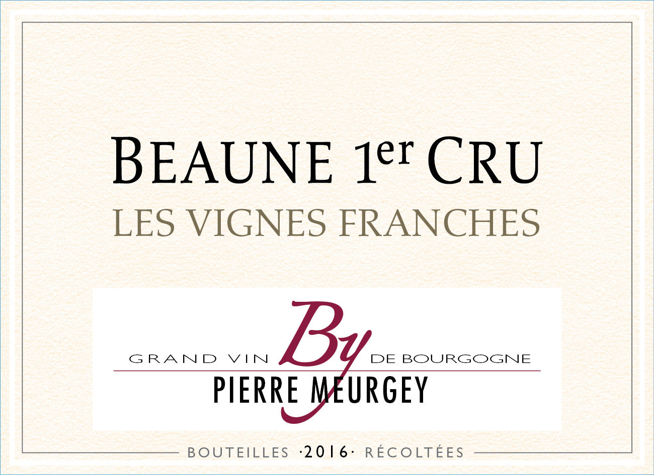 Pierre Meurgey - Beaune 1er Cru "Les Vignes Franches" 2018